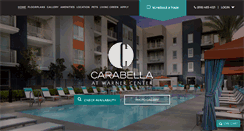 Desktop Screenshot of carabella-apts.com